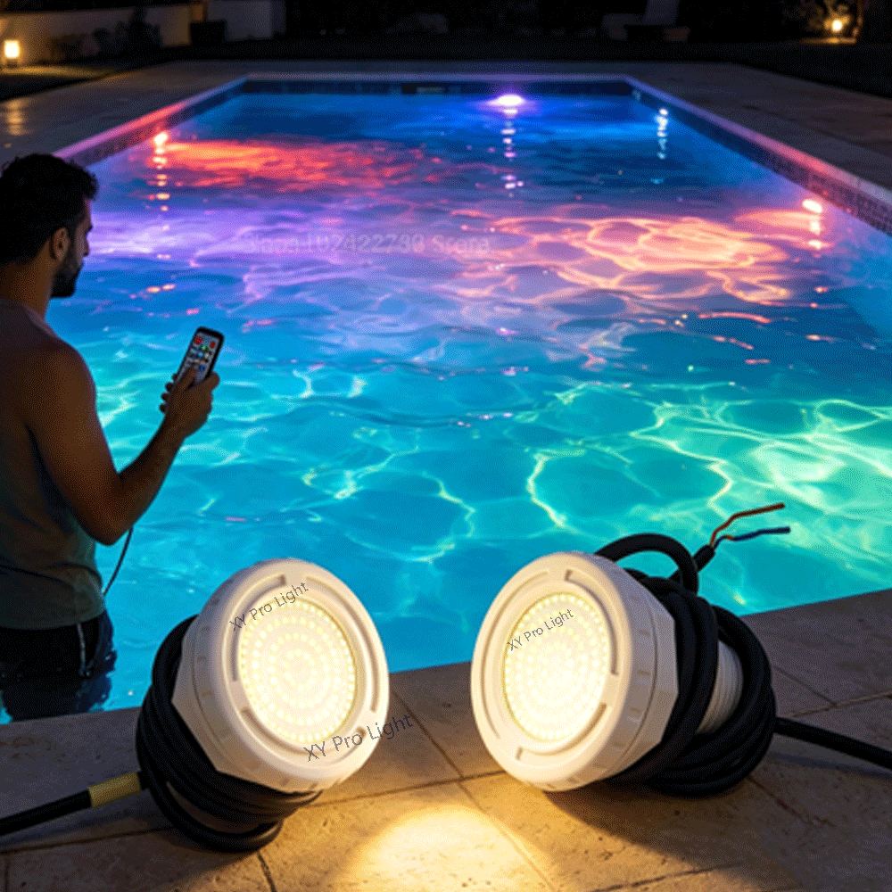 Xy Spa & Wellness George Town Reviews - 15W プラスチックフィルムプール照明 IP68 12V 水中 LED