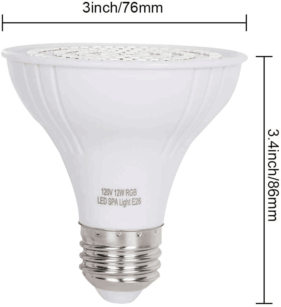 RGB LEDプールライト E27 E26電球 IP68 P - Xy Spa & Wellness George Town Reviews のレビューと価格