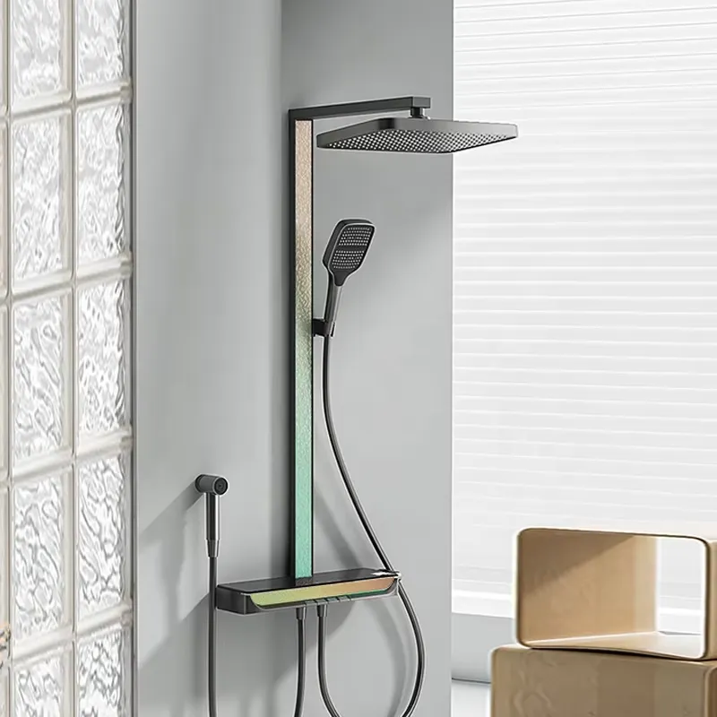 真鍮製デジタル滝シャワーセット壁掛けレインピアノスマートマッ - Spa & Wellness Hotel Diamond Ustroń のレビューと価格