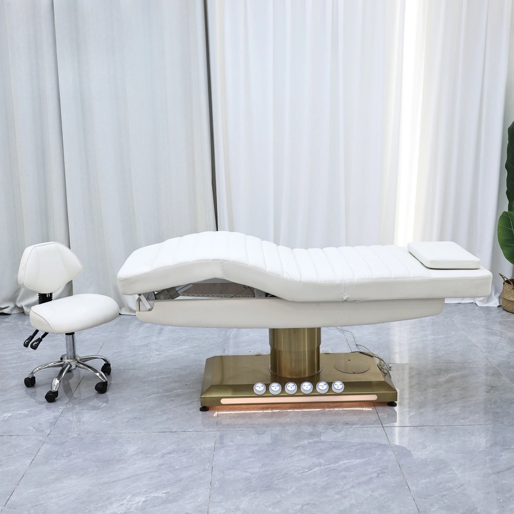 電動3モーター調節式ビューティーラッシュフェイシャルテーブル - Spa Wellness Beauty のレビューと価格